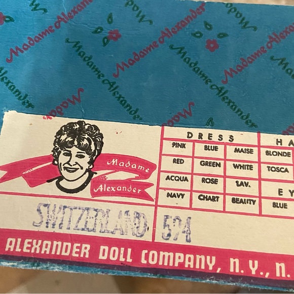 VINTAGE MADAME ALEXANDER - SWITZERLAND DOLL - Picture 9 of 10